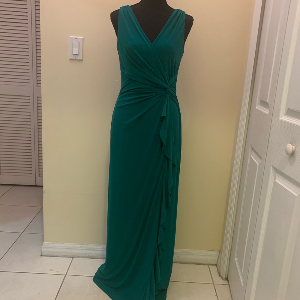 🛍 Laurent Ralph green evening dress 👗